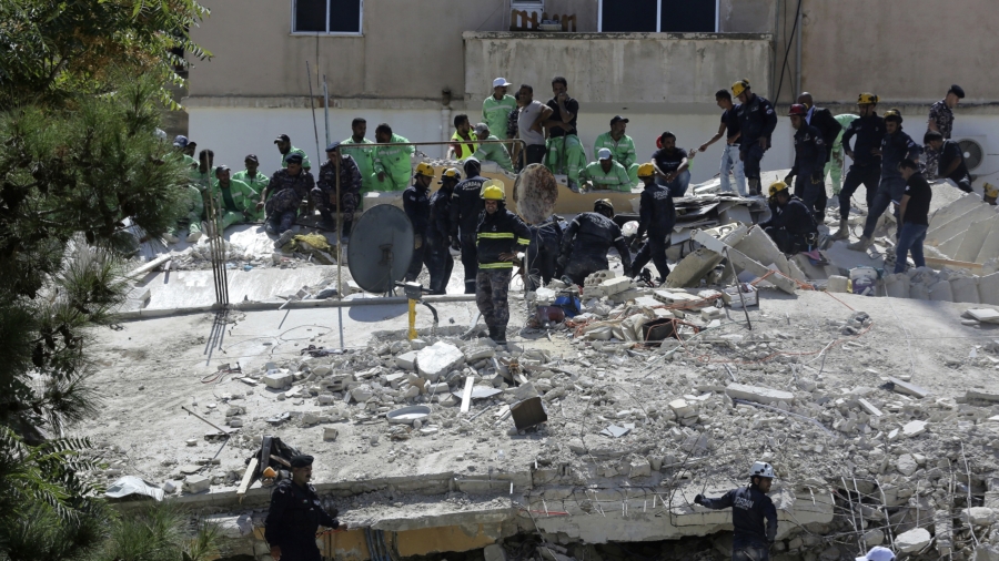 Jordan Responders Rescue Infant From Collapsed Building