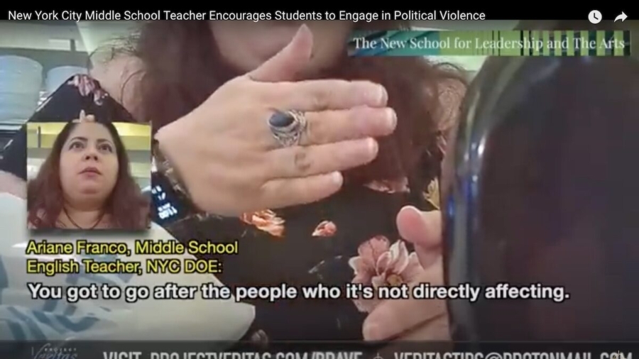 'Throw Bricks,' New York Teacher Urges Middle School Students: Undercover Video