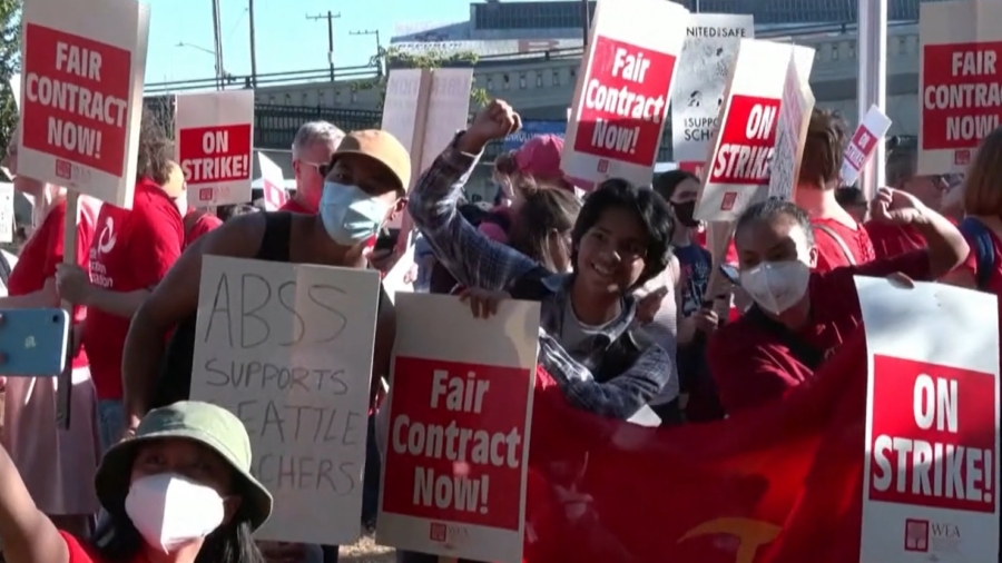 Seattle Teachers Go on Strike for Higher Pay