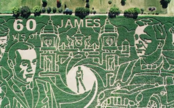 Corn Maze Celebrates James Bond Movies