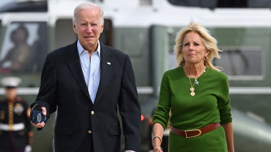 Jill Biden Says She Hasn’t Discussed 2024 Reelection Bid With Husband