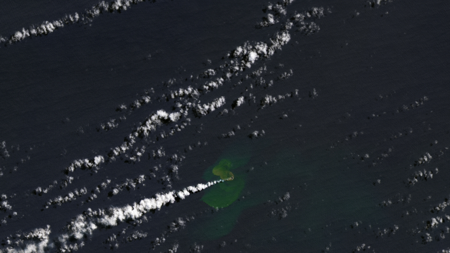 ‘Baby’ Island Appears in Pacific Ocean After Underwater Volcano Erupts