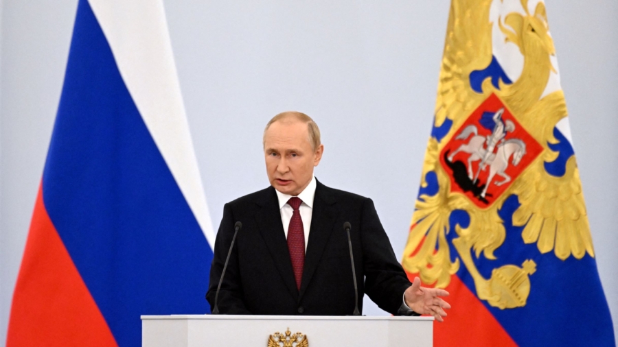 Putin Announces Official Annexation of 4 Ukrainian Territories