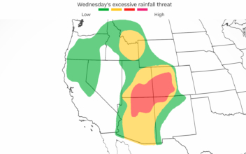 Flash Flooding Likely in the Desert Southwest and Rockies on Wednesday