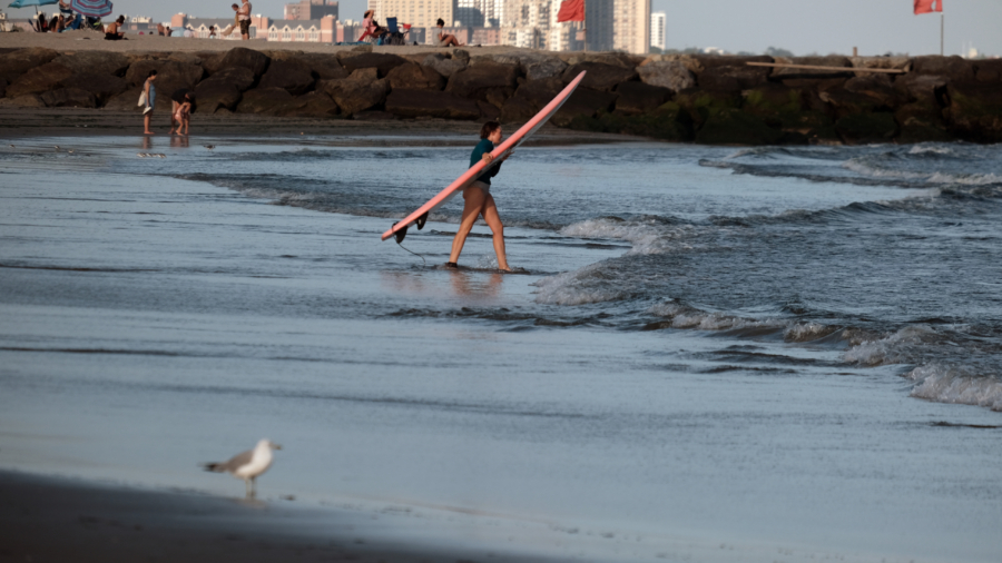 Rockaway Beach Built Up for Storm Protection