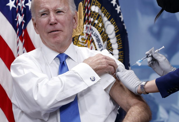 President Biden Receives His Updated Covid-19 Booster Vaccine