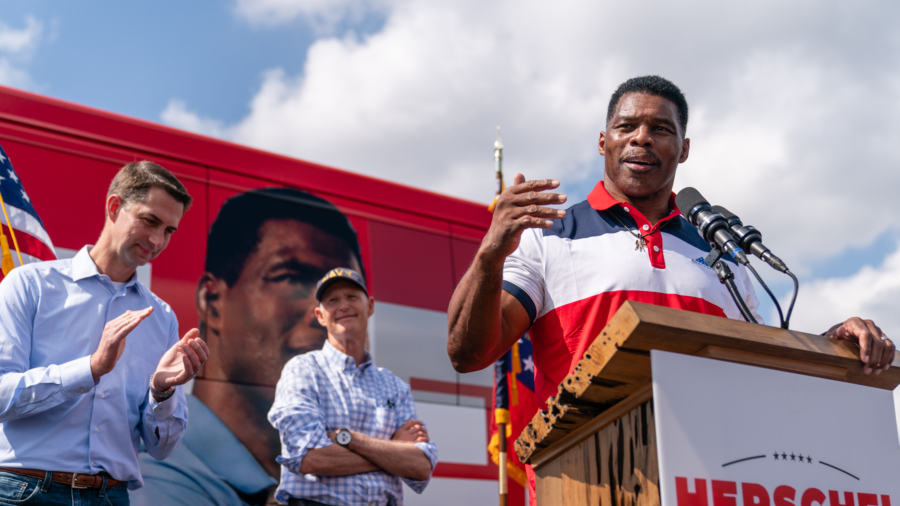 Georgia Republican Herschel Walker Campaign Rally for US Senate