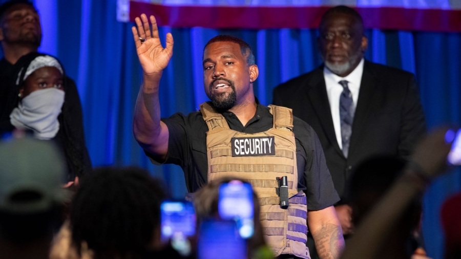 Kanye West Escorted Out of Skechers Headquarters in California