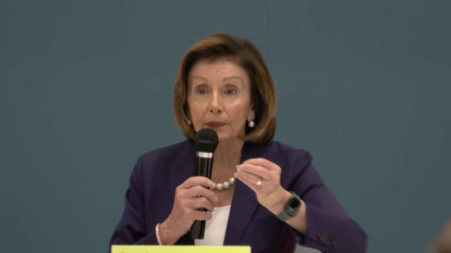 Nancy Pelosi Talks About Health Care Costs in New York