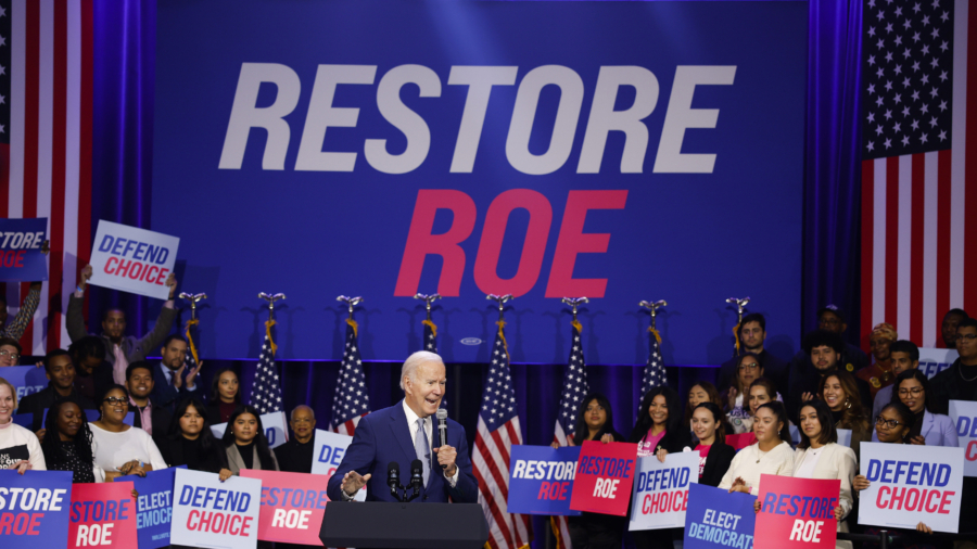 Biden Promises to Prioritize Federal Abortion Bill If Democrats Keep Majorities in Congress