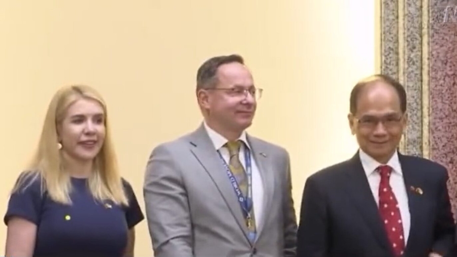 Visiting Ukraine Lawmaker Thanks Taiwan for Support