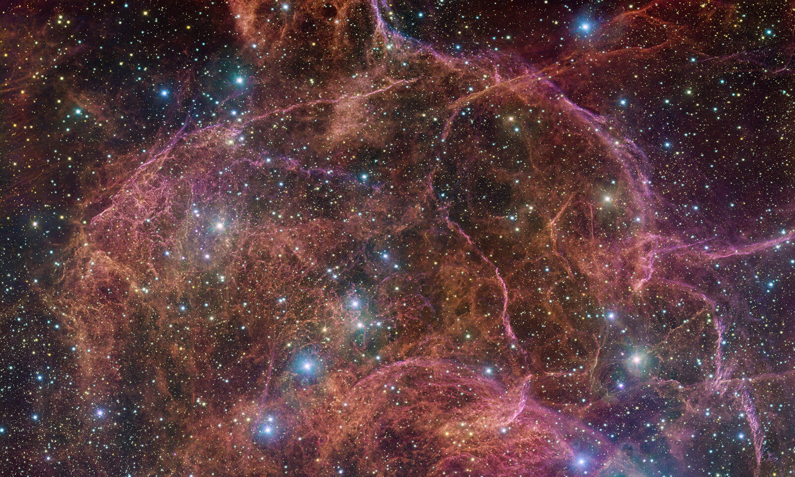 Astronomers Spy the Ghost of a Star and Cosmic Cobwebs