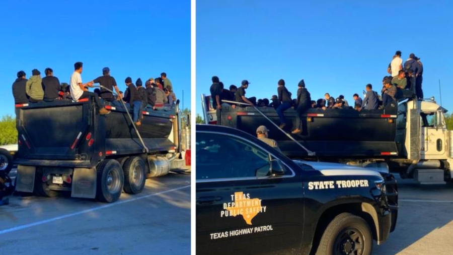 84 Illegal Aliens Found in Dump Truck, Texas Man Charged With Human Smuggling