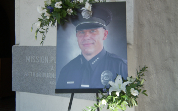 El Monte Holds Procession and Memorial Service For Chief Lowry