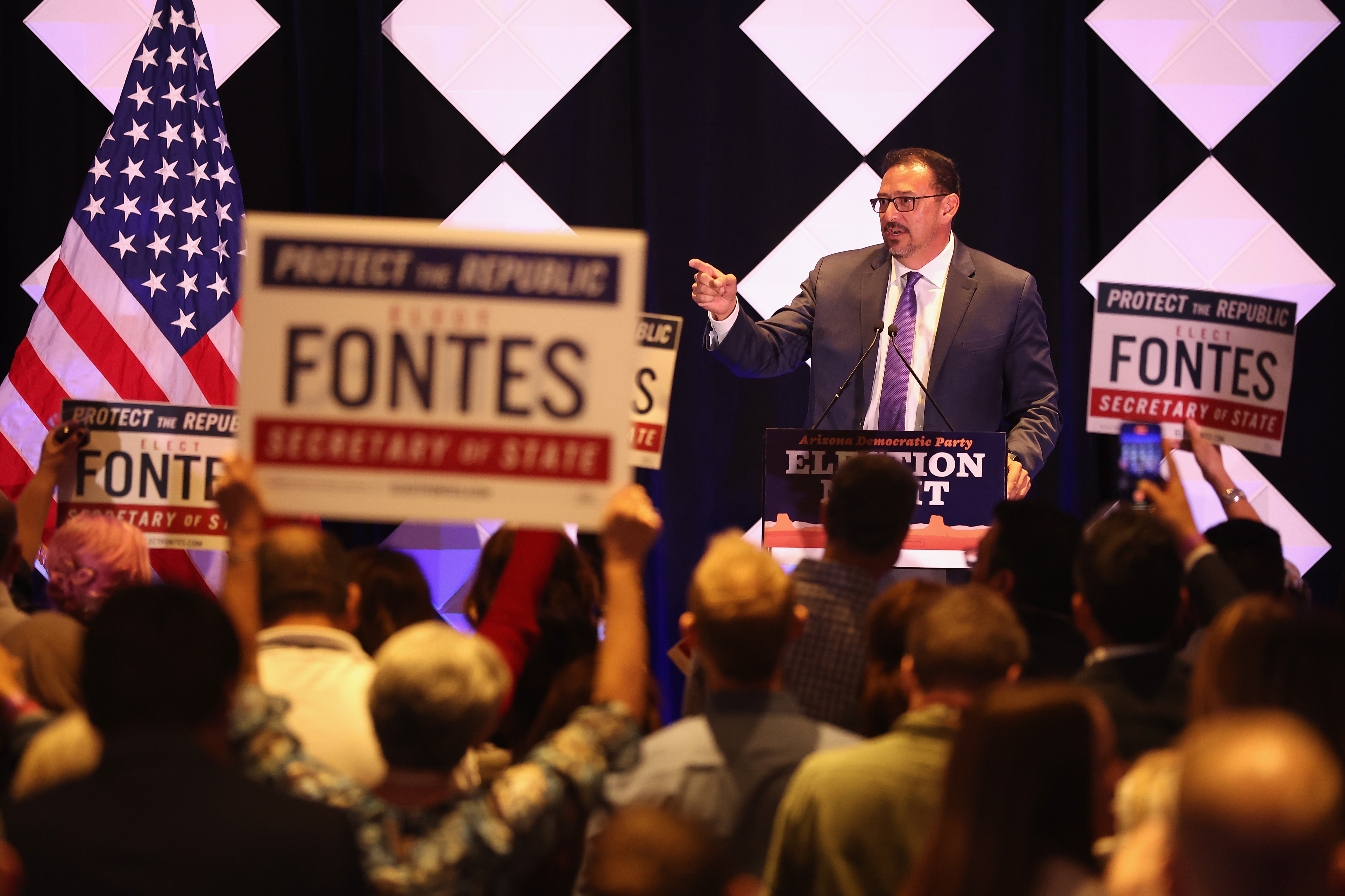 Mark Finchem Projected to Lose Arizona Secretary of State Race