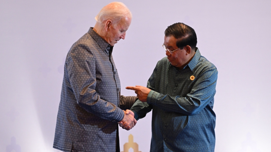 Biden Asks Cambodian Prime Minister for Transparency on Chinese Military Activities at Naval Base