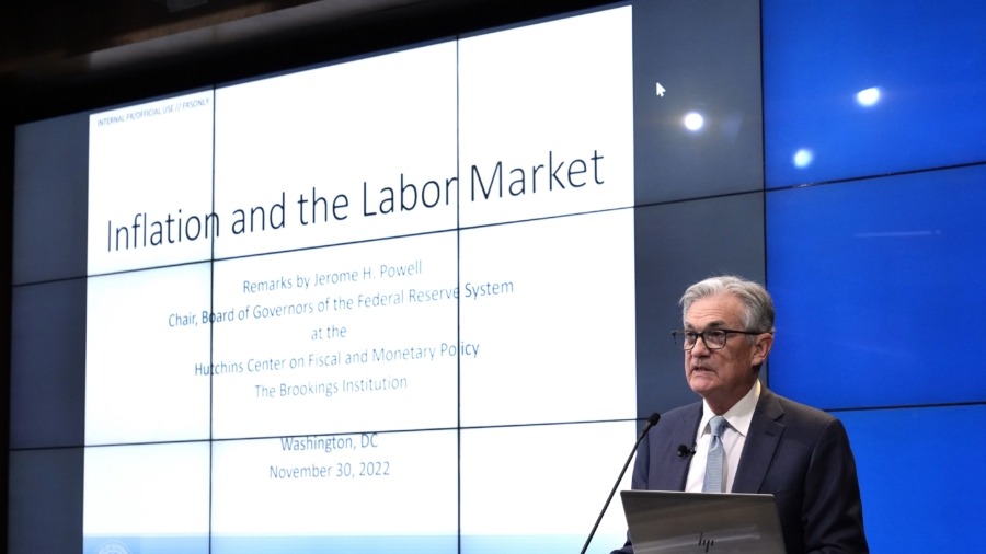 Investors Cheer as Jerome Powell Says Pace of Rate Hikes Could Slow in December