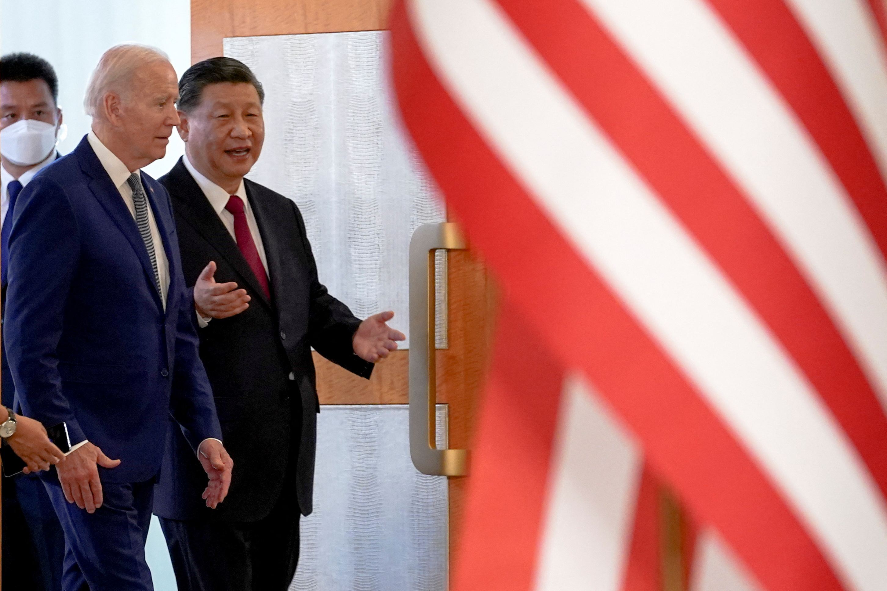 Biden and Xi Hold ‘Very Blunt’ Talks After CCP Agent Shoves Reporter