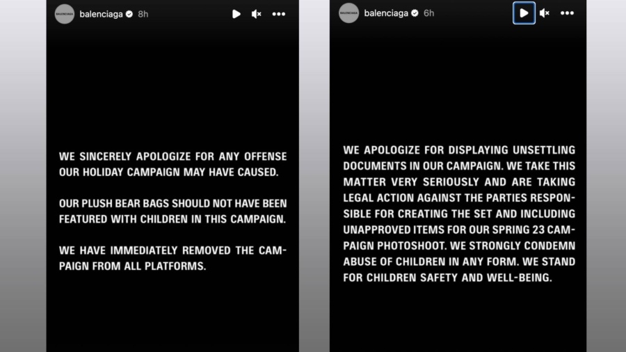 Backlash Continues After Balenciaga Pulls Ads With Children, Bondage Gear