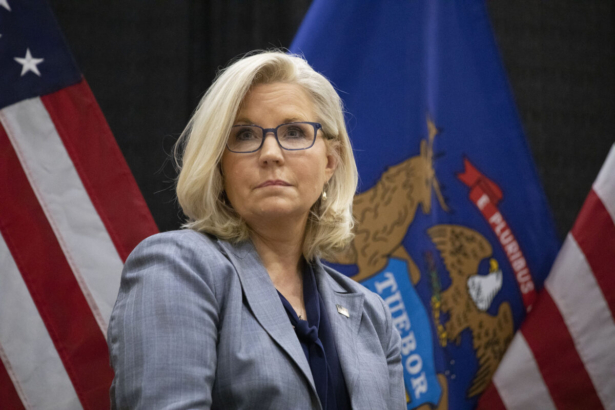 Liz Cheney Campaigns With Rep. Elissa Slotkin In East Lansing
