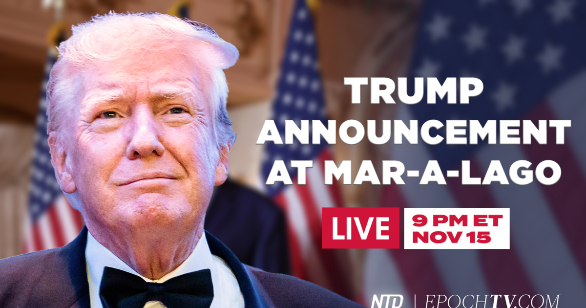 Trump Announces 2024 Presidential Campaign | NTD