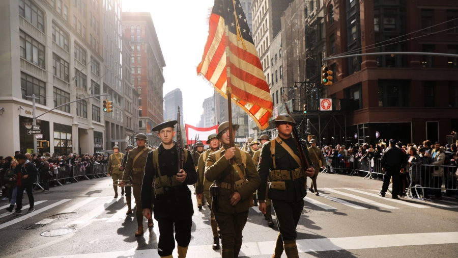 Boston Brings Americans Together With Veterans Day March