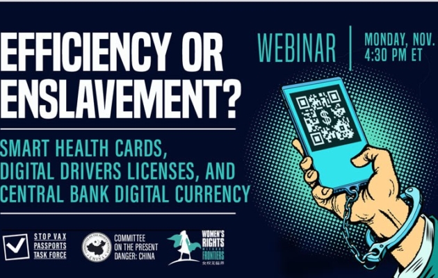 Webinar: Are Digital IDs and Digital Currency Efficiency or Enslavement?