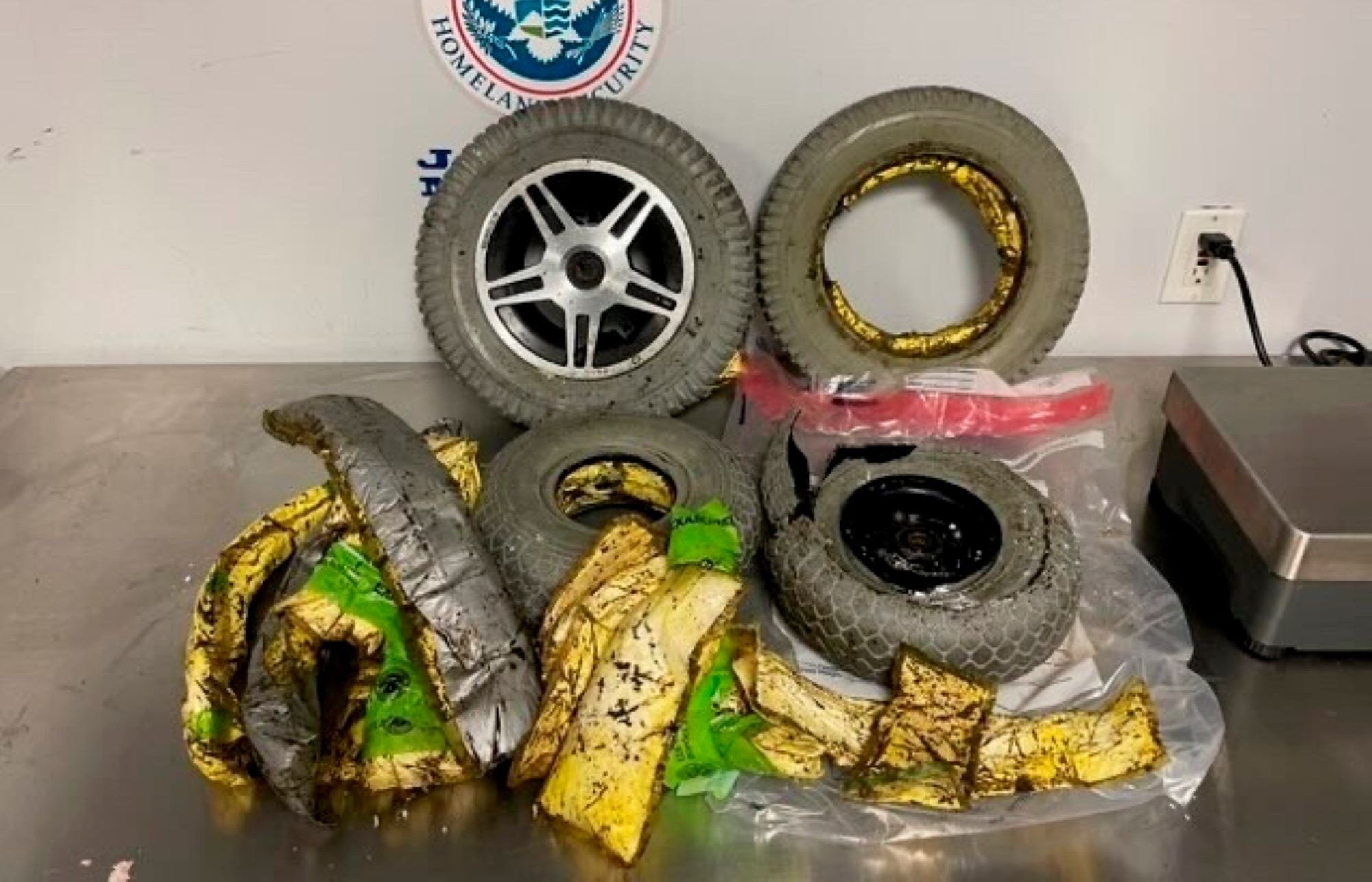 Feds: Cocaine Worth $450,000 Seized From Wheelchair Wheels