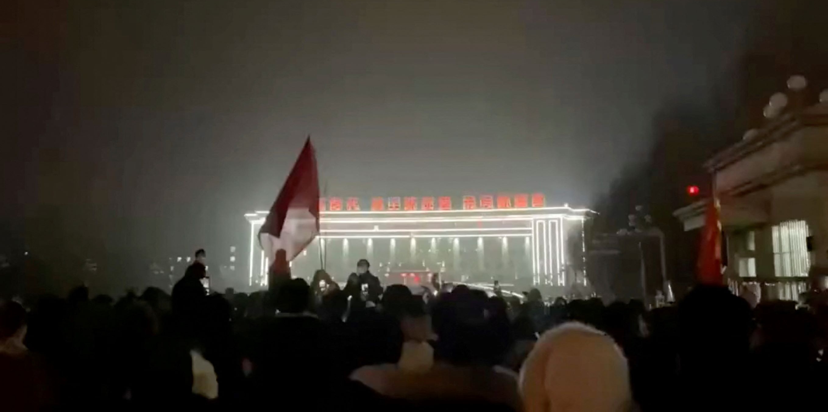 Huge Protests Erupt in China’s Xinjiang Over Strict Zero-COVID Curbs