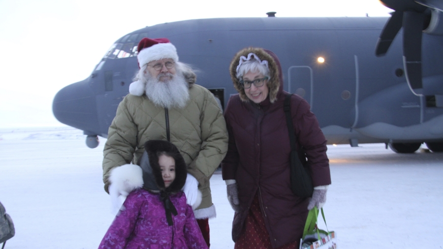 Santa Visit Brings Joy to a Frosty Alaska Inupiat Village