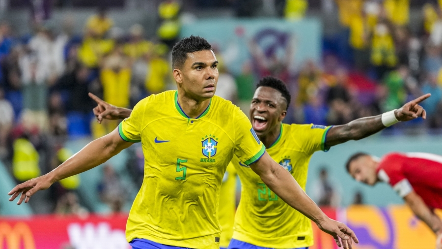 Brazilian Soccer Fans Gather in Rio to Watch Brazil Play Cameroon