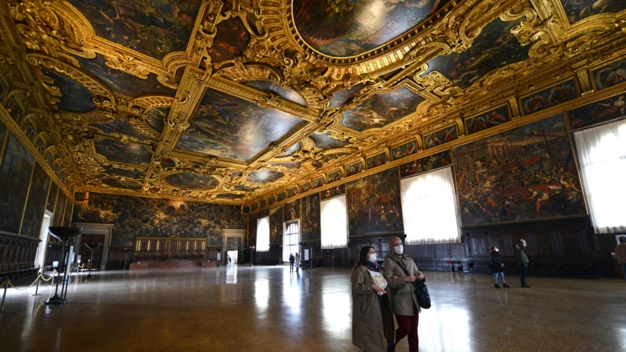 Palazzo Ducale Conservation Efforts Underway