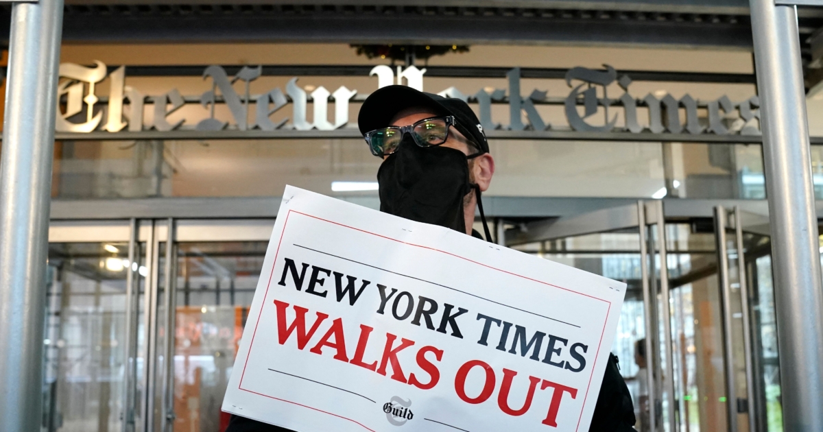 New York Times Journalists Launch 24 Hour Strike Ntd