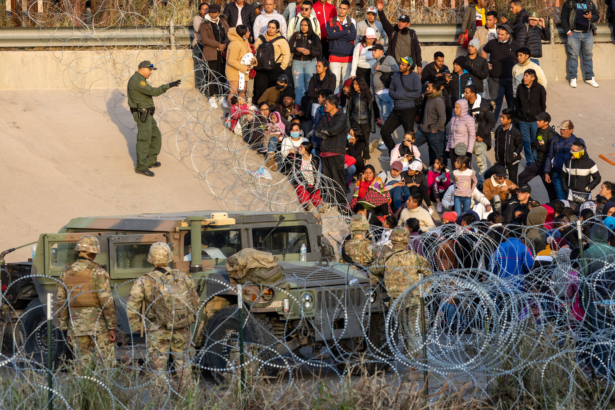Texas National Guard And State Police Deploy to U.S.-Mexico Border In El Paso