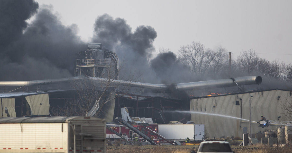 Iowa Plant Explosion, Fire Lead to Injuries, Evacuation NTD