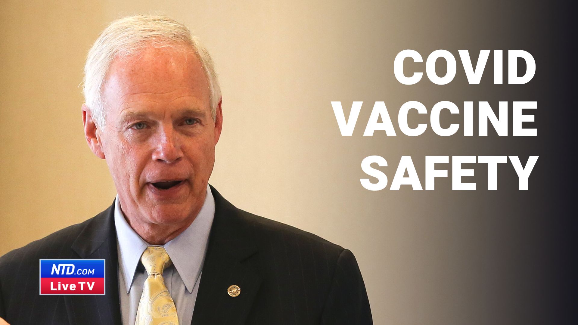 LIVE Dec. 7, 12 PM ET: COVID Vaccine Efficacy & Safety Conference With Sen. Johnson and Medical Experts