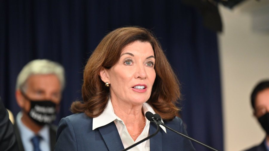 NY Governor Kathy Hochul Gives Briefing on Winter Storm