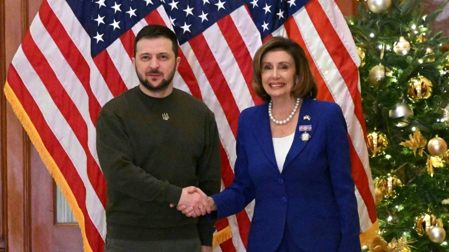 Pelosi and Zelenskyy Hold Photo Opportunity