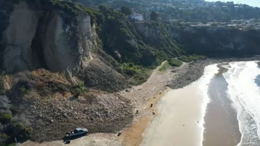 Concerns of ‘More Landslides’ in Southern California After Portion of Cliff Collapses Onto Beach