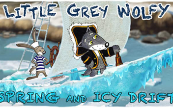 Little Grey Wolfy – Spring and Icy Drift