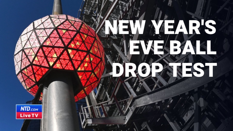 New Year’s Eve Ball Drop Test in Times Square