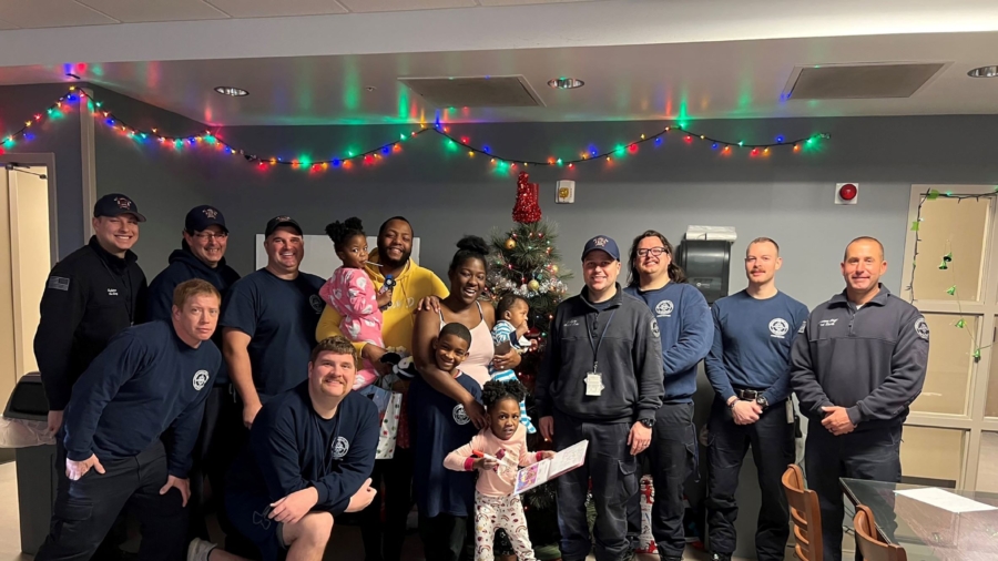 A Buffalo Family Who Became Stranded in Blizzard Conditions Got to Spend Christmas at Firefighters’ Firehouse