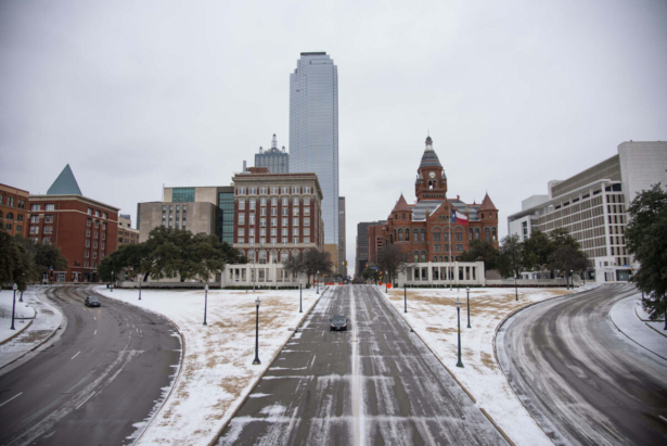 Large Winter Storm Brings Ice And Snow To Large Swath Of Southern States Up Through Northeast