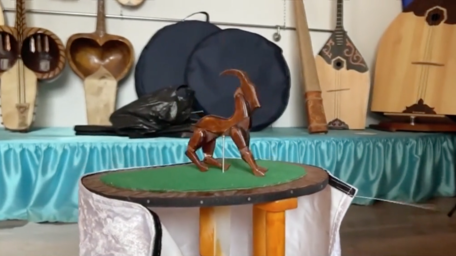 Kazakhs Revive Dancing Goat Puppets
