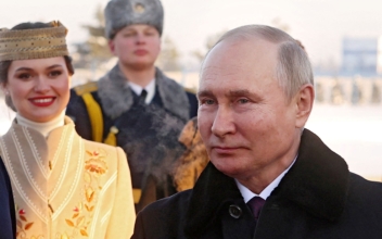 Russian President Putin Visits Ally Belarus