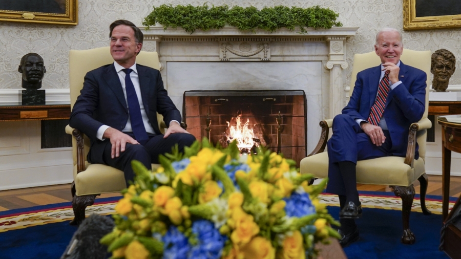 Biden Hosts Netherlands Prime Minister for Talks on Tech Chips, Ukraine