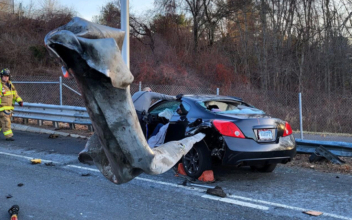 Shocking Photos Show the Aftermath of a Connecticut Car Impaled by a Guardrail