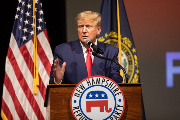 Former President Trump Speaks At New Hampshire Republican State Committee's Annual Meeting