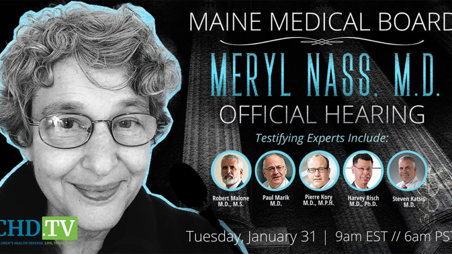 Maine Medical Board Holds Hearing on the Suspension of Dr. Meryl Nass's License