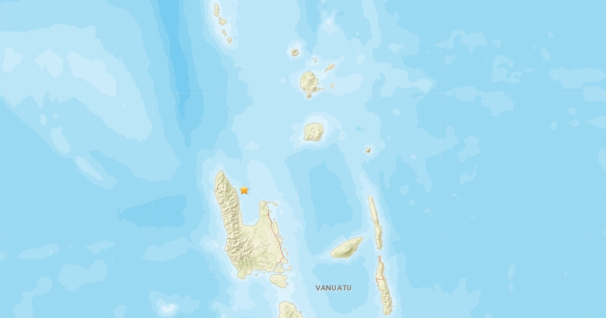 Tsunami threat vanuatu